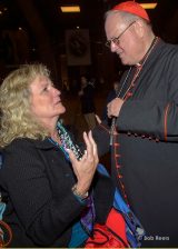 2013 Lourdes Pilgrimage - SUNDAY Cardinal Dolan Presents Malades Medals Pius X (57/71)
